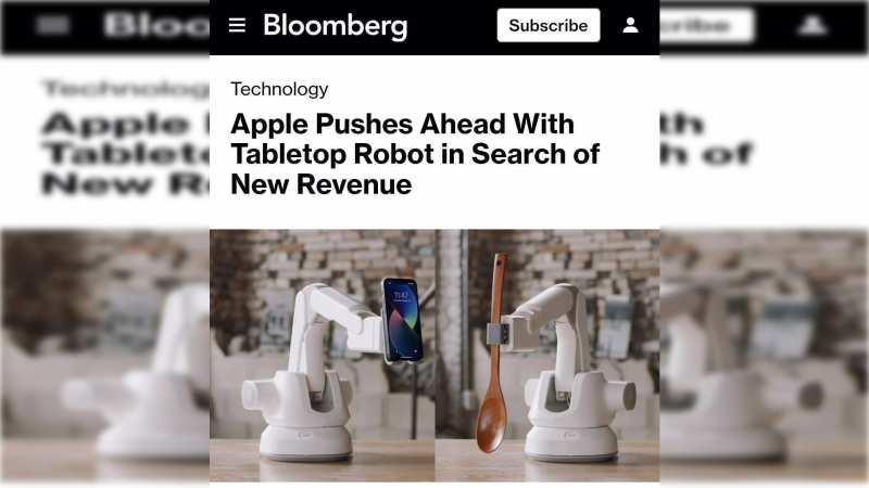 “Apple” ev robotu hazırlayır