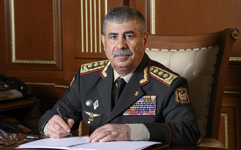 Müdafiə naziri Zakir Həsənov Qırğızıstana səfər edib
