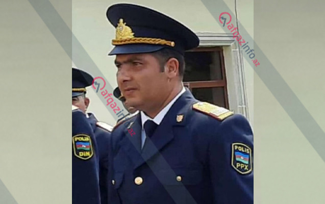 Polis əməkdaşı qəzada həlak oldu