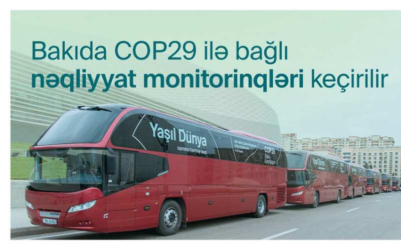 Bakıda COP29-la bağlı xüsusi avtomobillərin hərəkəti məhdudiyyət tətbiq edilmədən test olunur