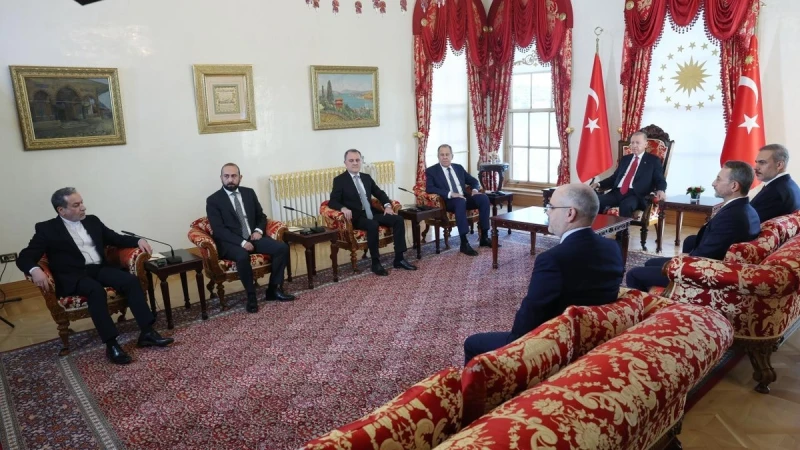 Ərdoğan 3+3 platforması çərçivəsində dörd ölkənin XİN başçılarını qəbul edib