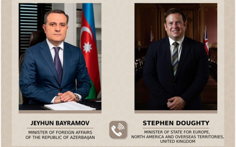 Ceyhun Bayramov Stiven Dauti ilə telefon danışığı aparıb