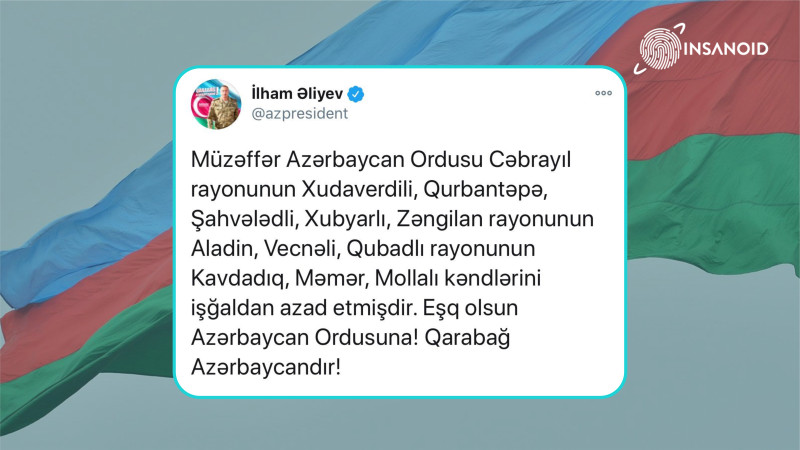 Qızıl hərflərlə yazılan 44 günlük zəfər: Yeni azad edilən ərazilər - XRONİKA
