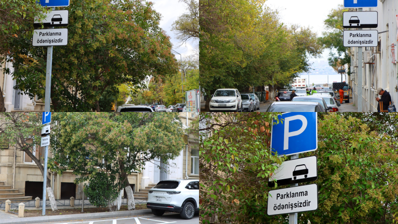 Bakıda ilk ödənişsiz parkinqlər yaradıldı