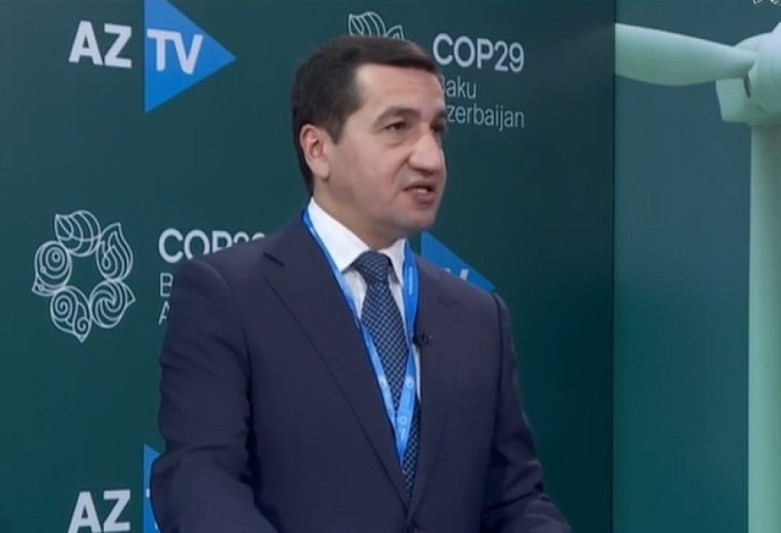 Hikmət Hacıyev Prezidentin COP29-da səsləndirdiyi tezislərdən danışdı