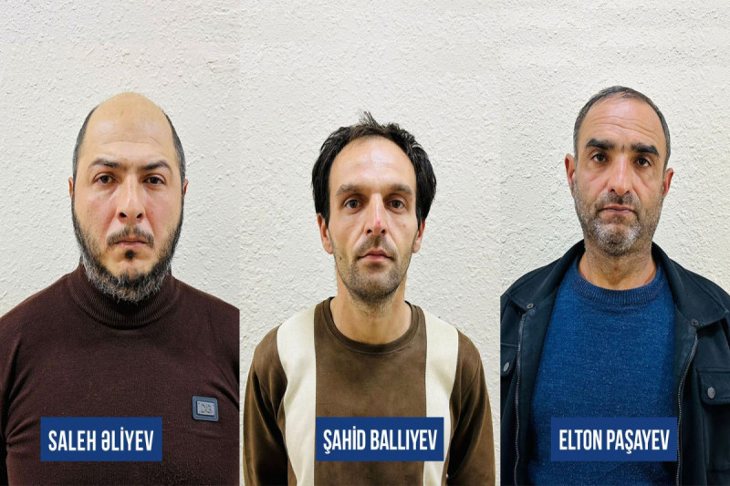 Şəkidə oğurluq edən maskalı şəxslər tutulub