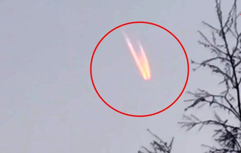 Rusiyada gündüz vaxtı unikal hadisə - VİDEO