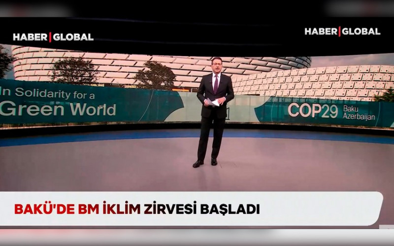 “Haber Global”da COP29-un birinci günü geniş işıqlandırılıb