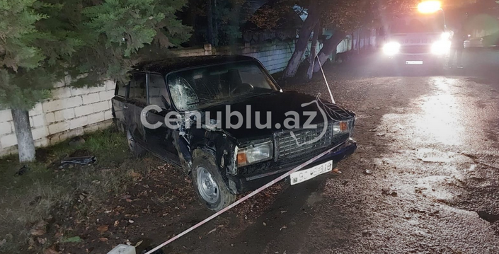 Astarada avtomobil piyadanı vurub