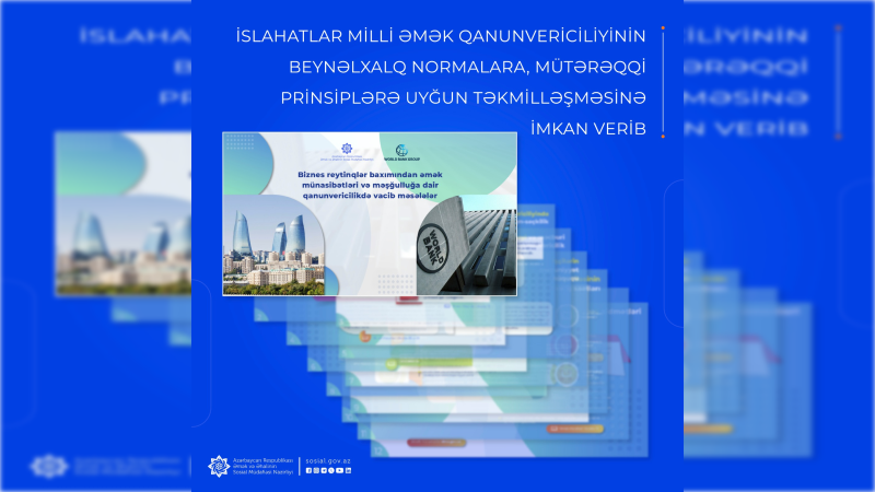 Azərbaycanın Əmək Qanunvericiliyi beynəlxalq normalara uyğun təkmilləşdirilib