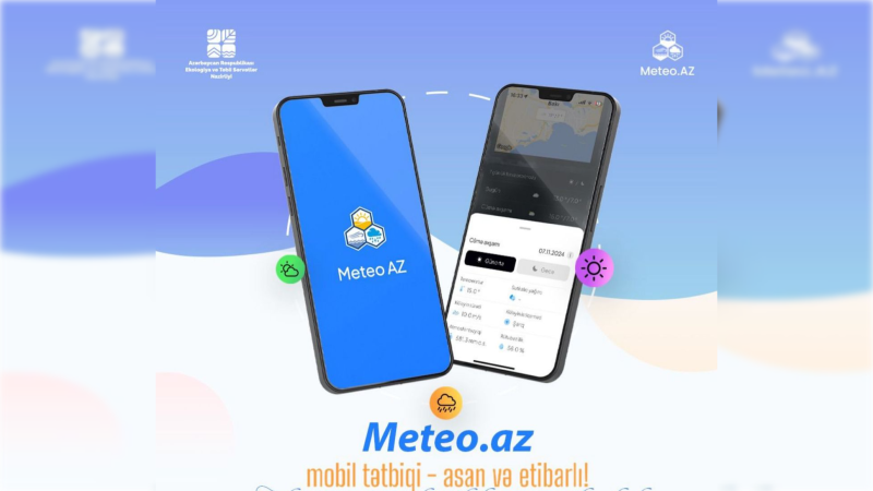Hava məlumatını öyrənmək üçün mobil tətbiqi istifadəyə verildi