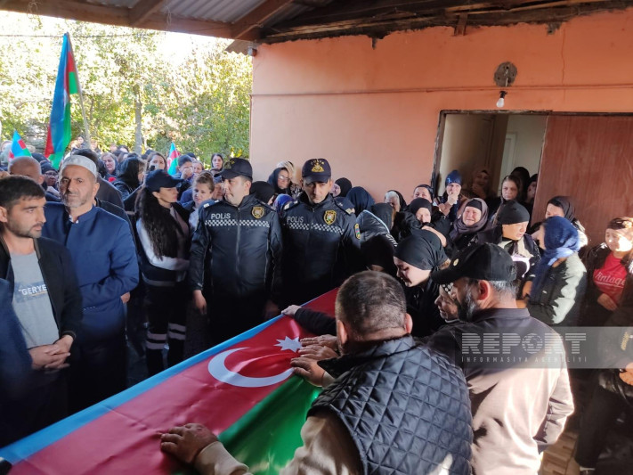 Zaqatalada Birinci Qarabağ müharibəsinin şəhidi Ramiz Mahmudov dəfn edilib - YENİLƏNİB