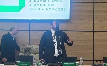 Gürcüstanın MSK sədrinin üzünə qara boya atdılar