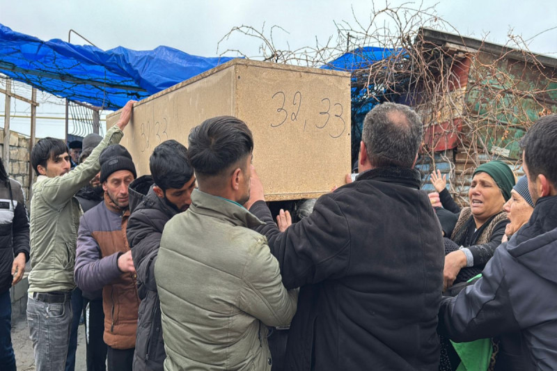 Hacı Zeynalabdin qəsəbəsinin təyyarə qəzasında həlak olan sakinləri dəfn olunub