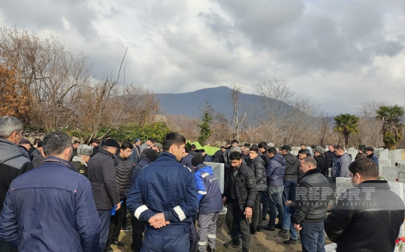 Təyyarə qəzasında həlak olan Balakən sakinləri dəfn olunublar