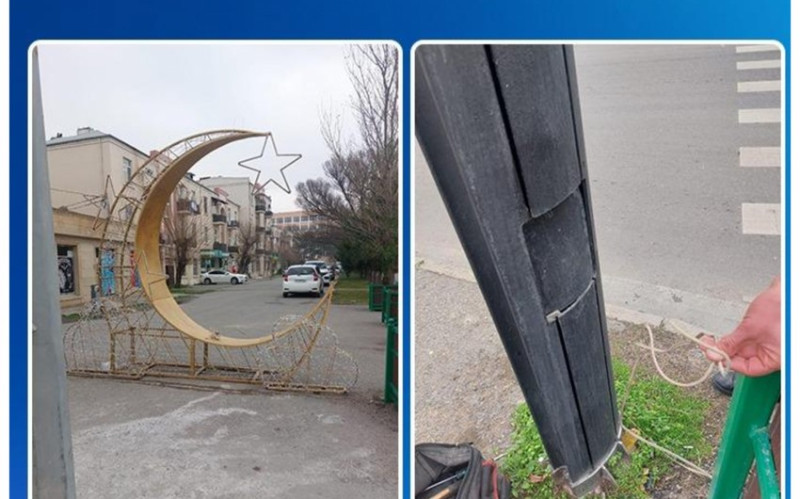 Suraxanı rayonunda Yeni il çilçırağı işıqfora qoşublar