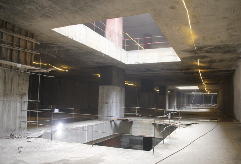 Bu metro stansiyanın tikintisi dayandırılıb - RƏSMİ