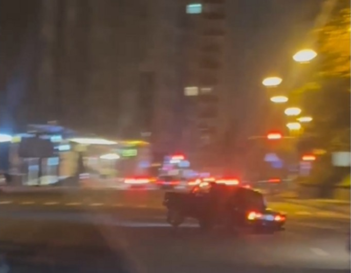 Bakıda avtoxuliqanlıq edən sürücü həbs edilib - VİDEO