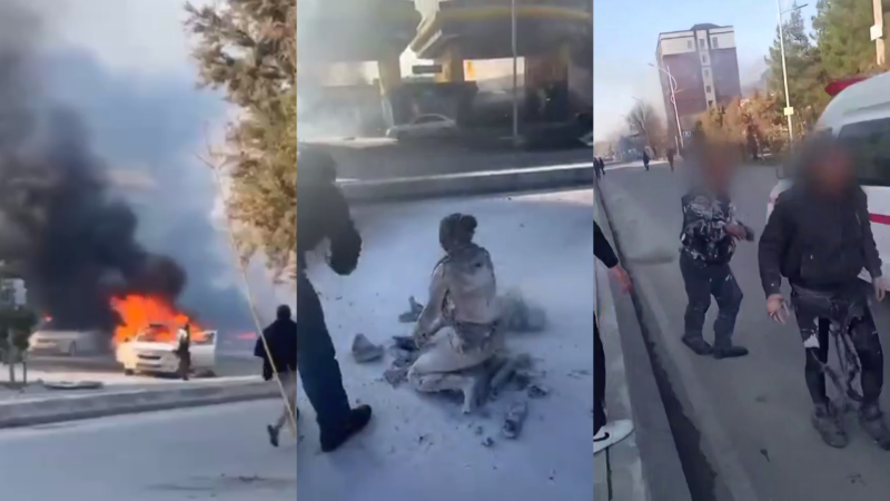 Özbəkistanda yanacaqdoldurma məntəqəsində güclü partlayış olub, ölənlər var - VİDEO