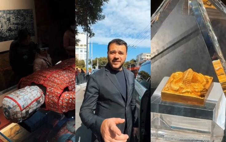 Emin kralın 2000 illik məzarını nümayiş etdirdi - VİDEO