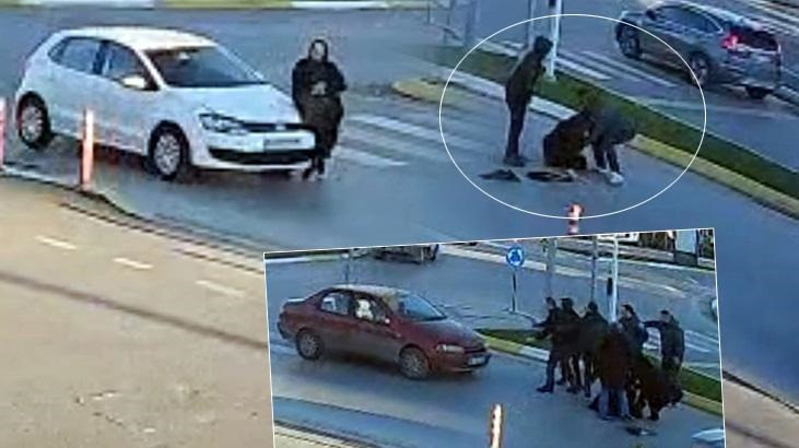 Türkiyədə qadını bir dəqiqəyə iki avtomobil vurub - VİDEO