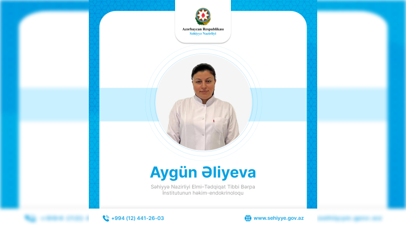 Həkim-endokrinoloq: “Pəhriz şəkərli diabet xəstələrinin müalicəsində ən önəmli rollardan birini oynayır”
