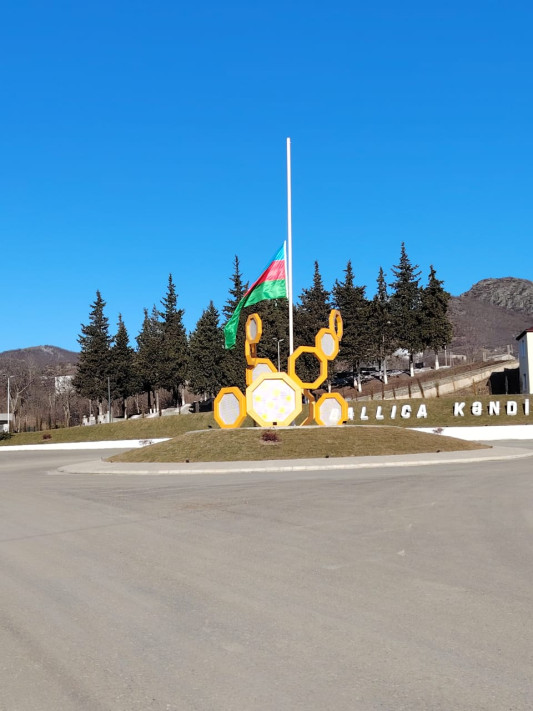 Xankəndi, Xocalı və Ağdərədə bayraqlar endirildi - FOTO