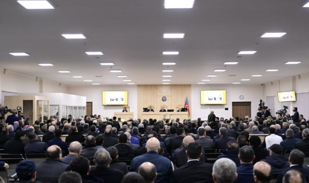 Azərbaycan xalqına qarşı çoxsaylı cinayətlərin törədilməsində təqsirləndirilən erməniəsilli şəxslərin məhkəməsi davam etdirilir