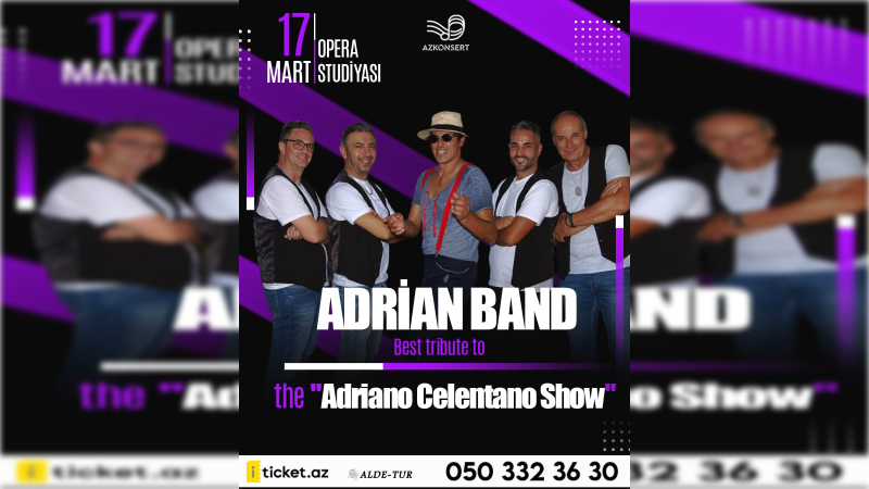 Adrian Band bu tarixdə Bakıda olacaq