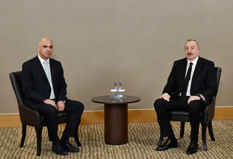 Prezident İlham Əliyevin Antalyada Avropa Şurasının Baş katibi Alen Berse ilə görüşü olub