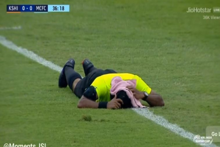 Super Kubok oyununda arılar hakimə hücum etdi