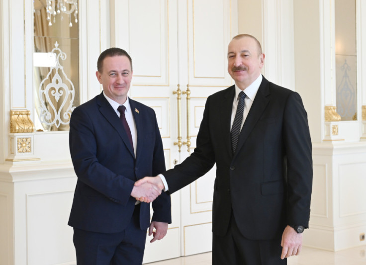 Azərbaycan Prezidenti İlham Əliyev Belarusun Baş nazirini qəbul edib - YENİLƏNİB