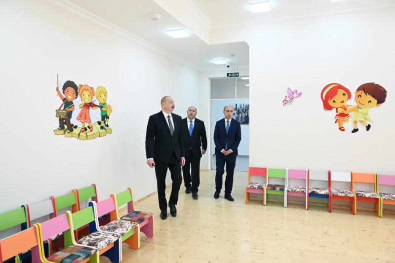 Prezident İlham Əliyev Ağdam rayonunun Kəngərli kəndinin birinci mərhələsinin açılışında iştirak edib - YENİLƏNİB/FOTO
