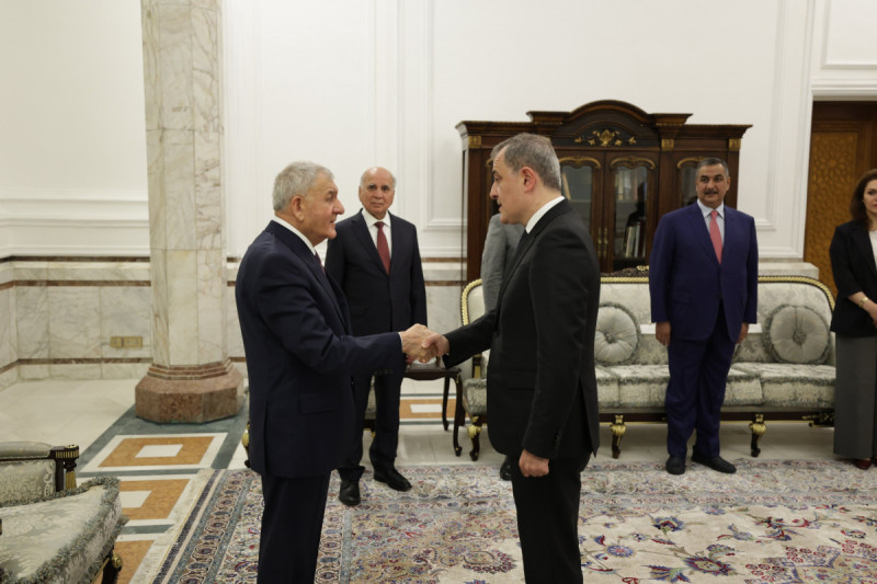 İraq Prezidenti Ceyhun Bayramovu qəbul edib