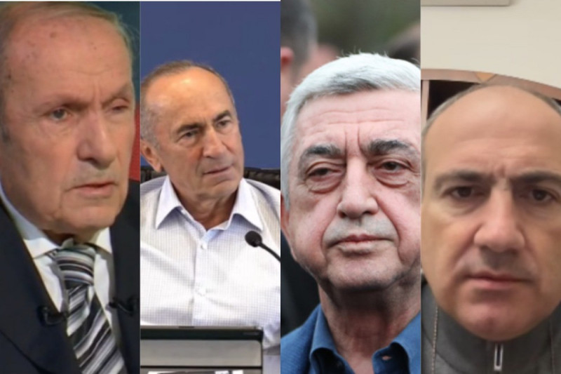Paşinyan Ter-Petrosyan, Koçaryan və Sarkisyanı yenidən debata çağırıb: Siz üçünüz, mən tək