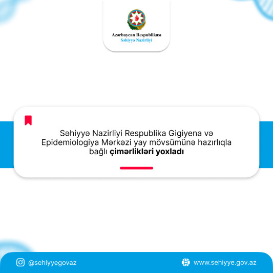 Səhiyyə Nazirliyi yay mövsümünə hazırlıqla bağlı çimərlikləri yoxladı