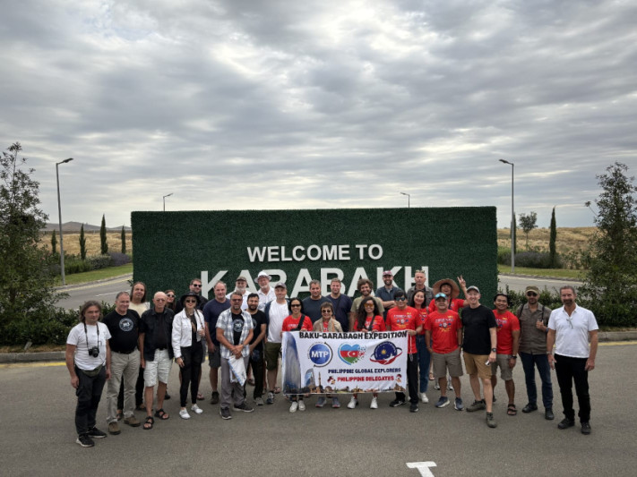 Beynəlxalq səyyahlar Füzuliyə gəliblər