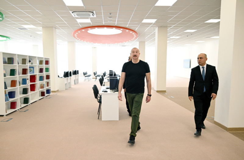 Ağdam şəhər 1 nömrəli tam orta məktəbin binasının açılışı olub