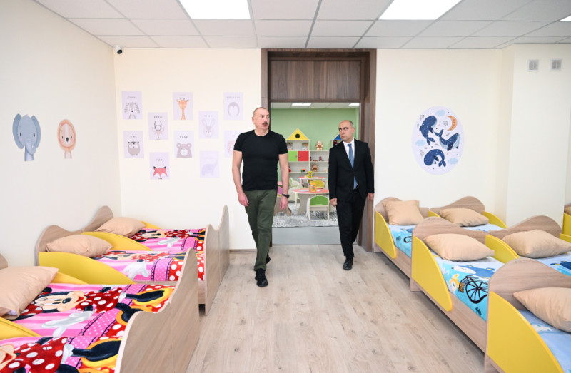 Ağdam şəhərində 1 nömrəli körpələr evi-uşaq bağçası istifadəyə verilib