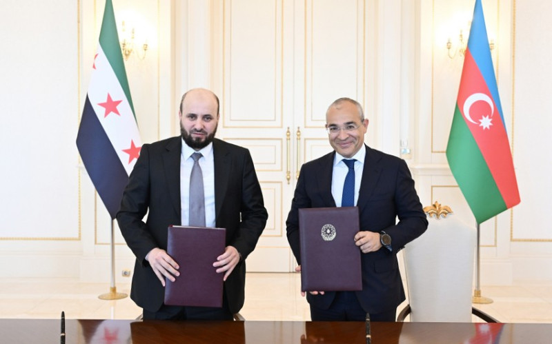 SOCAR Suriya Hökuməti ilə Anlaşma Memorandumu imzalayıb