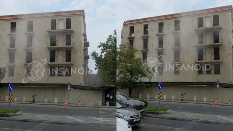 Bakıda “Naxçıvan” hoteli sökülür – təhlükəsizlik tədbirləri yox dərəcəsindədir