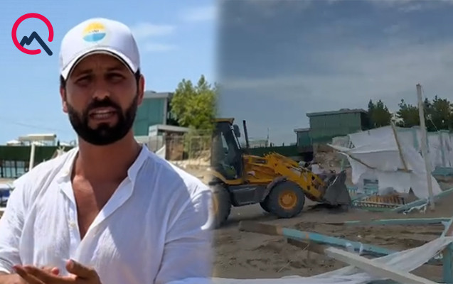 Qazinin çimərlikdəki obyektini niyə söküblər? - Rəsmi açıqlama