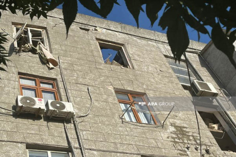 Partlayış olan binanın sakinlərinə müvəqqəti yaşayış üçün kirayə haqqı ödəniləcək