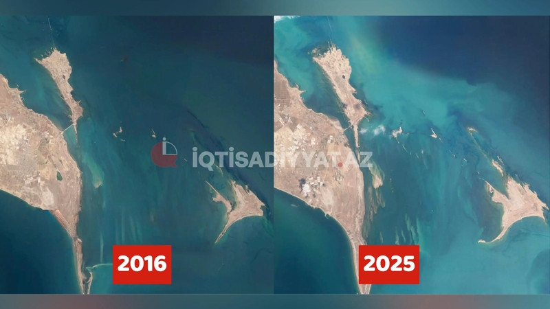 Xəzərdəki bu ada Abşerona birləşəcək - AÇIQLAMA