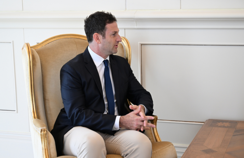 Prezident İlham Əliyev “The Goldman Sachs Group Inc.” şirkətinin qlobal məsələlər üzrə prezidentini qəbul edib