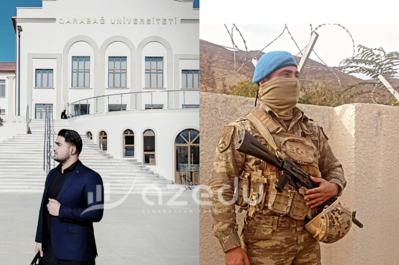 Xankəndiyə döyüşlə daxil oldu, indi təhsil alır - “Elə burda ailə quracam”