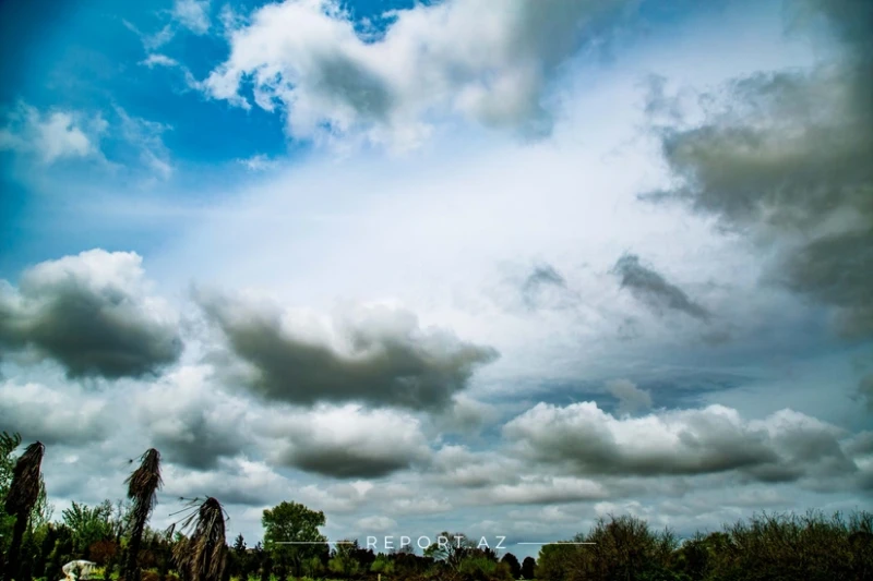 Sabah Bakıda hava buludlu olacaq