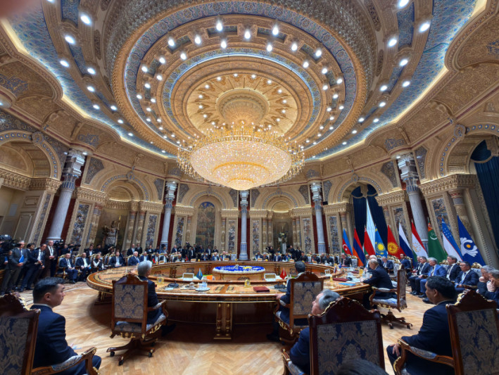 Düşənbədə MDB Dövlət Başçıları Şurasının geniş tərkibdə iclası keçirilir Azərbaycan Prezidenti İlham Əliyev tədbirdə iştirak edir