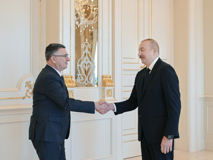 Prezident İlham Əliyev İsrail Dövlətinin xarici işlər nazirini qəbul edib