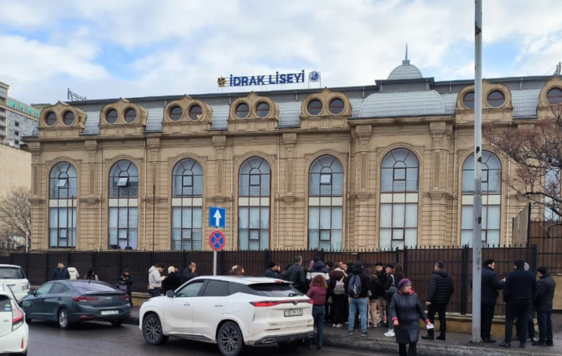 “İdrak” liseyində müəllimi güllələyən şagird həbs edilib